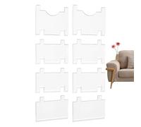 Separador De Pared Para Muebles,2 Piezas Protección Transparente,Protector De Pared Acrílico Para Cama Y Sofá | Para Mesa Tocador Suelo De Madera Dura Y Baldosas Inquilinos Propietarios Residentes