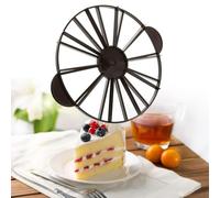 Separador de pasteles de 10/12 piezas iguales marcador de porciones redondas para pastel pastel pan mousse pastelería DIY herramienta de cocina material ABS mango ergonómico 26,8 cm