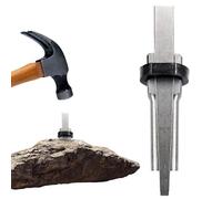 Separador de piedra caliza de granito: herramienta de agrietamiento de piedra industrial para uso de minería | Divisor manual resistente para paisajismo, corte de material duro, trabajo de bricolaje a