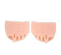 Separador de pies de silicona, 1 par de corrector de juanetes Hallux Valgus Corrector para la corrección de los dedos del pie, más adecuado para pedicura y manicura, para uso nocturno y diurno(B)