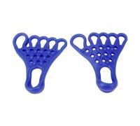 Separador de pies Estirador elástico para masaje en suelas Relajación muscular y mejora el estado físico en rojo rosa (azul)