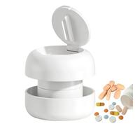 Separador de píldoras Rrlihjgu, trituradoras y separadores de píldoras - Separador de píldoras sin esfuerzo Cortador de píldoras seguro,Píldora separador de píldoras, amoladora de píldoras, diseño