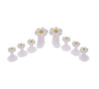 Separador de uñas de silicona para dedos de los pies, espaciador, separador de dedos de margaritas, herramienta de manicura y pedicura, 8 Uds.