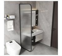 Separador De Urinario De Pared, Mampara De Urinario, Separador Inodoro Para Baño, Paneles De Privacidad Impermeables Pie Para Inodoro, Separador Deflectores Para Baño(Black,65x100 cm)