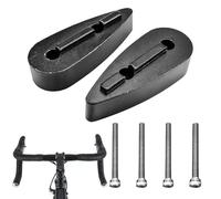 Separador de vástago de bicicleta, arandelas de fibra de carbono para bicicleta, espaciadores de manillar, para bicicleta de montaña, reparación, modificación, optimización del rendimiento, garaje