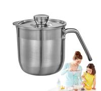 Separador de yema de huevo,Separador de clara de huevo, de huevos de acero inoxidable de gran capacidad - de Gran Capacidad con Tapa y Asa, para Merengue, Pastel, Cocina