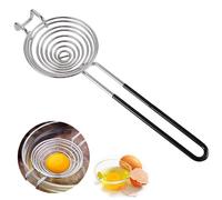 Separador de yemas de Huevo,Separador de Claras de Huevo Separador de Huevos de Acero Inoxidable con Asas para herramienta de cocina Separador de utensilios de cocina