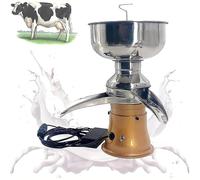 Separador eléctrico de crema, centrífuga de crema de leche, separador de mantequilla de cocina, máquina de desnatado profesional, procesa 50 l/h de leche cruda o entera en crema y leche desnatada