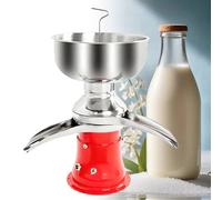 Separador eléctrico de crema de leche, acero inoxidable 304, máquina centrífuga de 50 l/h, 30 W 10500 RPM para leche de vaca y cabra, consistencia de crema ajustable, fácil de limpiar para uso