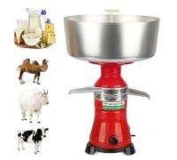 Separador eléctrico de crema de leche para cabras y vacas, capacidad de 80 L, cuerpo de metal, máquina de desnatado ajustable de velocidad para procesamiento de lácteos