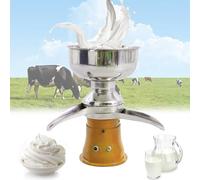 Separador Eléctrico de Leche para Leche de Vaca, Cabra y Camello - Centrífuga Desnatadora de Leche de 5L 10500Rpm, Extractor de Crema de Acero Inoxidable 304 de 30W