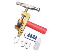 Separador ergonómico de azulejos de metal resistente con base antideslizante para un corte eficiente en varios materiales de azulejos