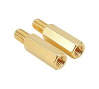 Separador Espaciador Hexagonal De Latón, Soporte PCB M2.5 M3 M4, Placa Macho Y Hembra, Tornillo, Pilares Espaciadores, Perno, 10/15 Uds(18mm (10pcs),M4 (thread 6mm))