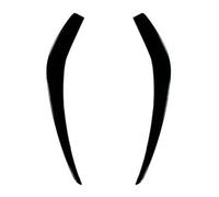 Separador Faldón Lateral Automóvil para Benz Clase A W176 A180 A200 A250 A45 2013-2015 Parachoques Delantero Ventilación Aero Lateral Canard Wings Spoiler(Down-Gloss Black)