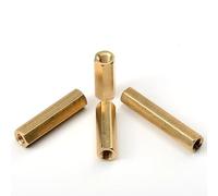 Separador hexagonal de latón, M2, M2.5, M3, M4, M5, for montaje en pilar, rosca hexagonal, PCB, placa base, espaciador, perno, tornillo, tuerca larga (35 mm (20 piezas), M4)(36mm (20pcs),M2.5)