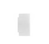 Separador para Urinario de 75 cm en Fine Fire Clay Color Blanco para Baños Modernos de Unisan