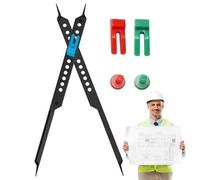 Separador proporcional para artistas, herramienta de dibujo multifunción, buscador de de fácil escala, regla de arquitecto con divisor ajustable, instrumento de medición creativo para artistas