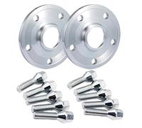 Separador Rueda 2 Uds 15 20mm Cubo Espaciador De Rueda Coche 5x4,5 5X120 72,6 Espaciadores 10 12x1, Pernos Cónicos Para E36 E46 E60 E61(20mm M14x1.25x45mm silver)