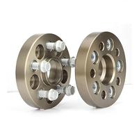 Separador Ruedas del Vehículo 2 Piezas 25/30/45/50mm Para Para A4 Para A5 Para A6 Adaptadores Rueda Espaciadores PCD 5x112 CB = Traje De 66,5mm Separadores de rueda(25mm)