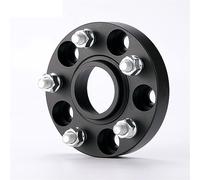 Separador Ruedas del Vehículo 2 Piezas M12x1.5 Adaptador Espaciador De Rueda PCD 5x114,3 CB 64,1mm Para Odyssey Para Civic Para CR-V Aluminio Forjado Separadores de rueda(Negro,2pcs 30mm)
