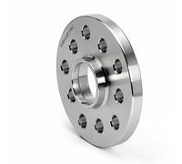 Separador Ruedas del Vehículo 2 Uds 3/5/8/12/15/20mm Negro/plata Rueda Espaciador Adaptadores 5 Terminales PCD 5x10 0/5x112 CB 57,1mm Adecuado Para Audi-series Separadores de rueda(12mm Silver)