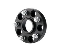 Separador Ruedas Espaciador Para Ford Para Focus Para C-MAX Para Taurus M12x1.5 1 Pieza Adaptador Espaciador De Rueda PCD 5x108 CB 63,4(Black 20mm)
