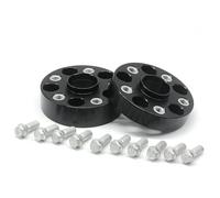 Separador Ruedas Espaciador Para VW Para BORA Para GOLF III IV Para PASSAT Para POLO 2 Piezas 20/25/30/35/50mm Aleación Aluminio CNC Espaciadores Rueda PCD 5x100 CB 57,1(2PCS 50mm Black)