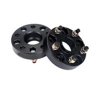 Separador Ruedas Vehículo 2 piezas 15/20/25/30/35/40/45/50mm adaptadores de conversión espaciadores rueda para PCD 5x108 a 5x98 5x100 5x110 5x112 5x114,3 5x120 5x127(2PCS 40mm Black)