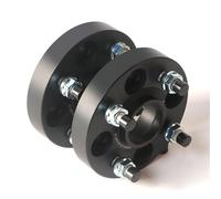 Separador Ruedas Vehículo Para Fiat Para Alfa Para Romeo Universal 2 Piezas PCD 4x98 Diámetro Central 58,1 Mm M12XP1.25 Adaptador Espaciador Rueda(25mm Black)