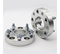 Separador Ruedas Vehículo Para Hyundai Potter 2 Piezas PCD 5x120 CB 67,1 Mm 5 Espárragos M14x1,5 Adaptador Espaciador Rueda(2PCS 45mm Silver)
