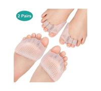 Separador y corrector de dedos. Órtesis de halux valgus con almohadillas metatarsianas de gel. Dedo