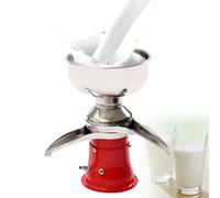 Separadora de Crema de Leche, 50/100 L/H, centrífuga eléctrica de Acero Inoxidable 304 para Leche Fresca de Cabra y Vaca, Recipiente de 5 L Incluido. 50L/H