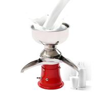 Separadora de Crema de Leche eléctrica de Acero Inoxidable,separadora centrífuga de Crema,Recipiente con Capacidad de 5/7 l,Convierte Leche Entera en Crema y descremada 100L/H