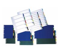 Separadores Clasicos Pvc Translúcido 150 Micras 5 Posiciones A4 16 Taladros Separadores Pvc Grafoplás