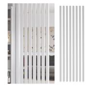 Separadores de ambientes Ajustables con Listones de Madera - Paquete de 8 Pantallas de privacidad para el hogar, la Oficina, hoteles y Salones - Soluciones de separación Elegantes y versátil