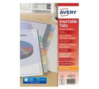 Separadores de bristols personalizables 6 teclas, a4, pp, 180 micras ?