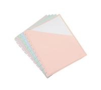 Separadores De Carpetas Perforados Con 11 Agujeros 5 Uds. Con Bolsillo Divisores 9 5x11 5 Pulgadas 3 Agujeros Recambio Cuaderno Páginas Profesionales