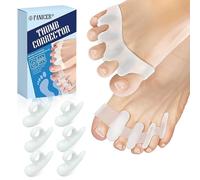 Separadores de Dedos,Adjunto 6 piezas de Cojín para Dedo del pie | Separador Dedos Pie Silicona,Protectores para dedos del pie Ajustables, Ajustables hombres y mujeres, Relajar y Estirar