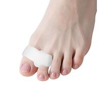 Separadores de Dedos de Gel,12 piezas Corrector de juanetes para Mujeres y Hombres,Toe Separators with 2 Loops,Suitable for Bunion and Overlapping Toes, Reduce Foot Pain (Clear)