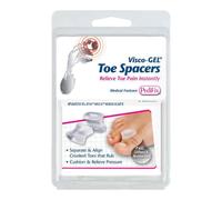Separadores de dedos de gel viscoel stico Pedifix Smart, 1126, tama o mediano (paquete de 4)