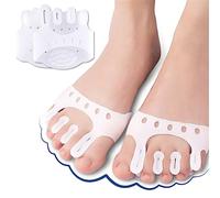 Separadores de dedos de los pies, enderezadores de dedos de gel, corrector de juanetes, soporte para dedos del pie, almohadillas para fascitis plantar, dedos de garra de martillo torcido hallux valgus