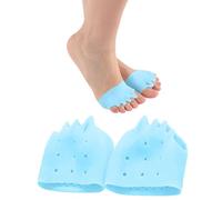 Separadores De Dedos De Silicona, Almohadillas Metatarsianas Separadoras De Dedos De Gel, Transpirables Y Suaves, Alivio Del Dolor For Dedos Superpuestos Y Juanetes