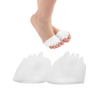 Separadores De Dedos De Silicona, Almohadillas Metatarsianas Separadoras De Dedos De Gel, Transpirables Y Suaves, Alivio Del Dolor For Dedos Superpuestos Y Juanetes