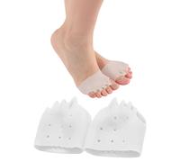 Separadores De Dedos De Silicona, Almohadillas Metatarsianas Separadoras De Dedos De Gel, Transpirables Y Suaves, Alivio Del Dolor For Dedos Superpuestos Y Juanetes