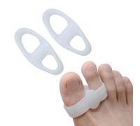 Separadores de dedos de silicona - Separador de pies de silicona para dedos de los pies - Corrector portátil de dedos en , alisador para aliviar el dedo del pie en , evitar