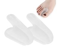 Separadores de Dedos para Dedos Superpuestos, Corrector de Juanetes Hallux Valgus Separador de Dedos de Silicona Separadores de Dedos para el Cuidado de los Pies(Large)
