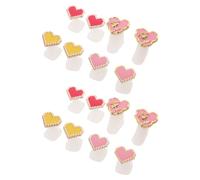 Separadores de Dedos para Pedicura 16 de Silicona | Diseño de Forma Simétrica, Superficie Lisa sin Bordes Ásperos, Anti-manchas, para Salón y Decoración de Uñas en Pies