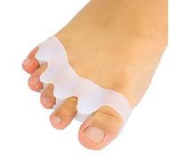 Separadores de dedos; silicona de grado médico flexible y cómoda (2 pares)