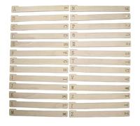 Separadores de Discos,26 Piezas de Almacenamiento de Madera | Divisores Alfabéticos con Clip para Discos - Para Conforto De Articulações, Costas, Músculos, Ombros, Perna, Para Casa E Viagem, E Para O