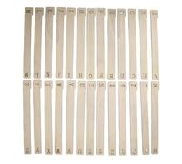 Separadores de Discos,26 Piezas de Almacenamiento de Madera | Divisores Alfabéticos con Clip para Discos - para Melómanos Estantería Almacenamiento Horizontal Vertical Marcador